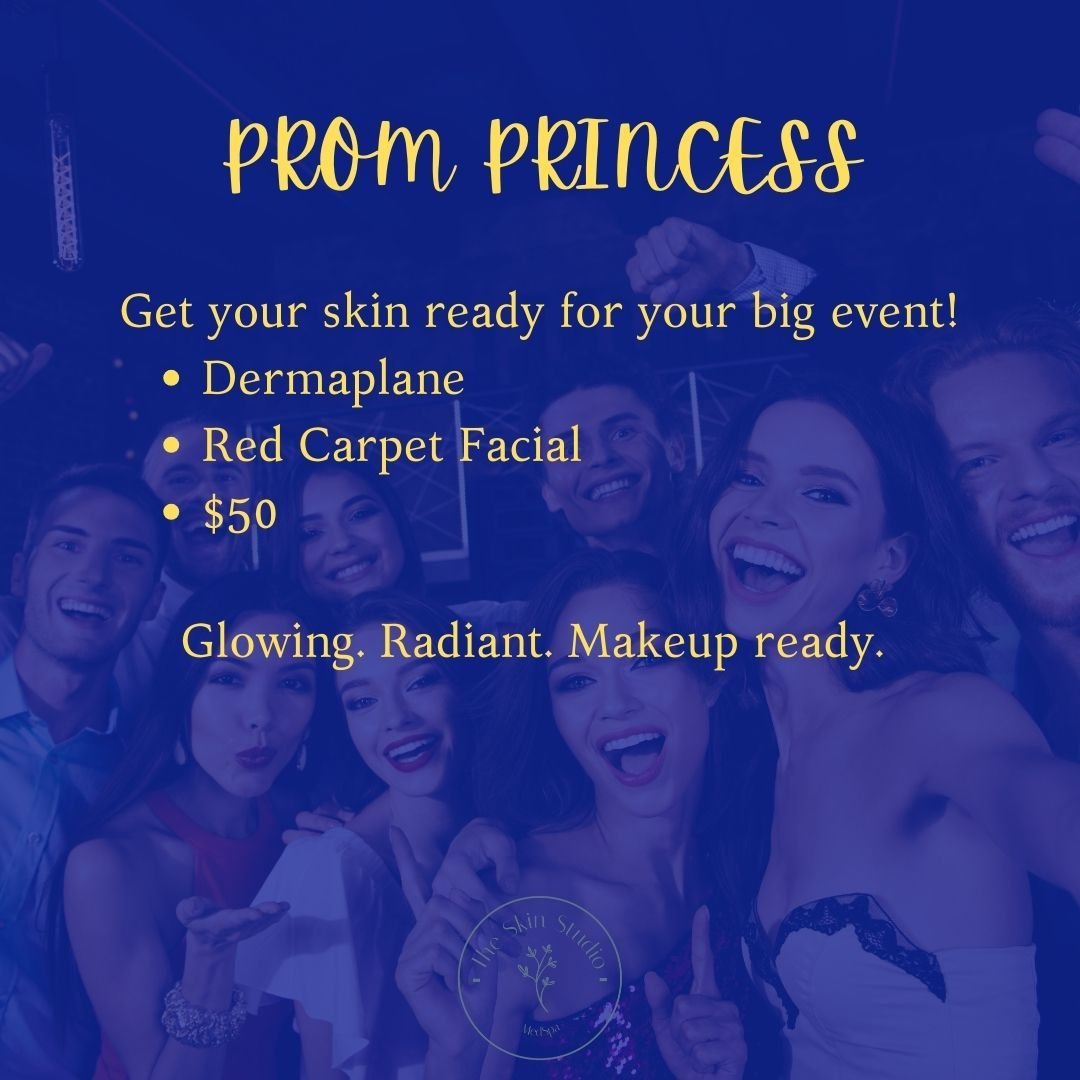 Is your skin ready for prom?

Book now to be ready to glow and have a great foundation for a beautiful makeup on the day of your event!