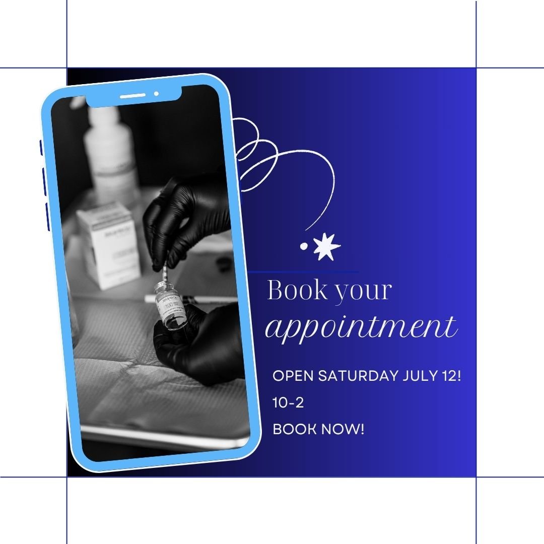 Need a Saturday appointment?

We are now open 1 Saturday each month!!

Book now for JULY 12th!