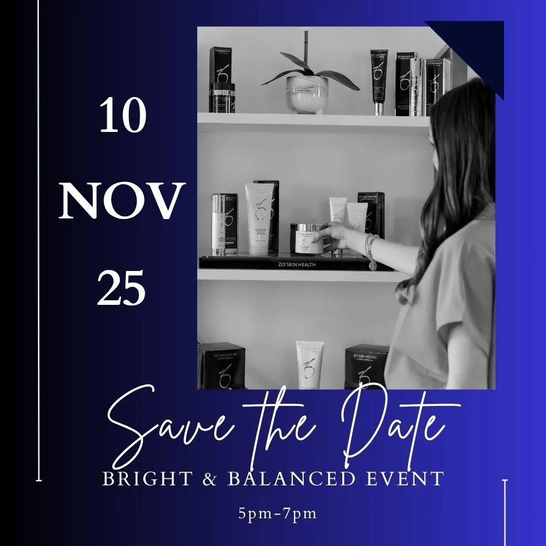Join us for our Bright and Balanced Event!

 ✨ Discover our exclusive skincare protocols, signature plans, and expert tips to help you achieve your skincare goals. 

Don't miss out&mdash;RSVP now through the Linktree link in bio! 💫 

#BrightAndBalan
