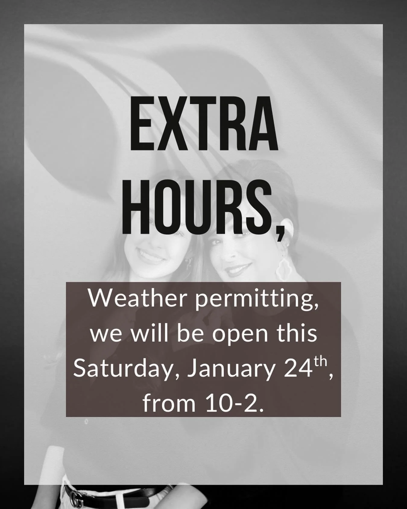 Snow or shine (hopefully shine 🤞), we&rsquo;re planning to see you Saturday 10&ndash;2!

By appointment only ✨ Click the link in our bio to book your weekend treatment 🧖🏼&zwj;♀️💉