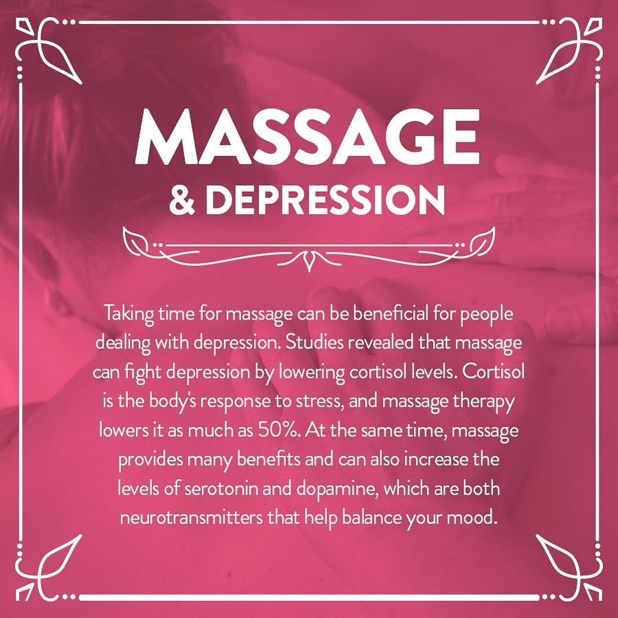 Relieve depression, anxiety, and stress with Massage Therapy