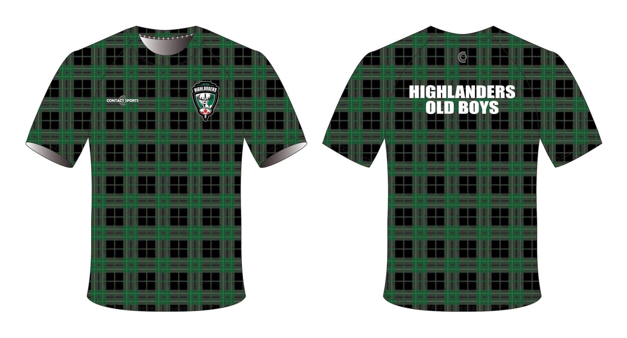 Highlanders Old Boys Tartan Tee