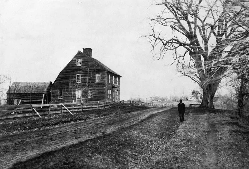 The Trumble Oak in a pre-1910 photo