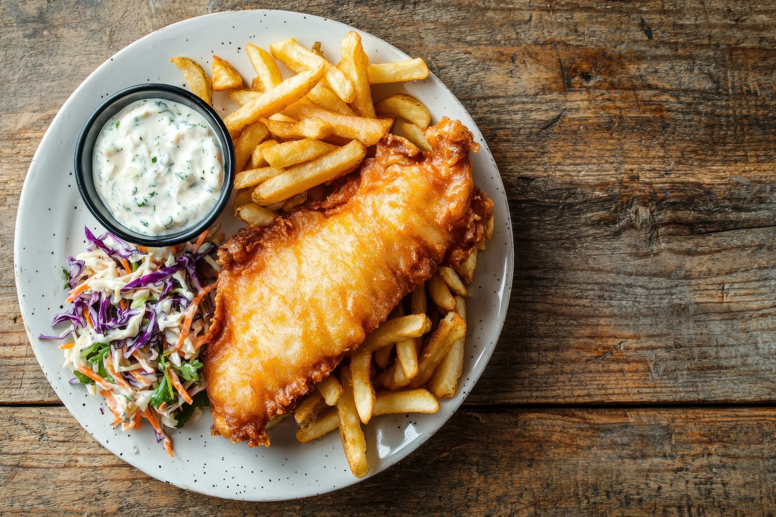 Beer battered snapper dinner special