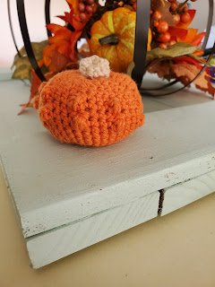 Easy Puff Stitch Pumpkin
