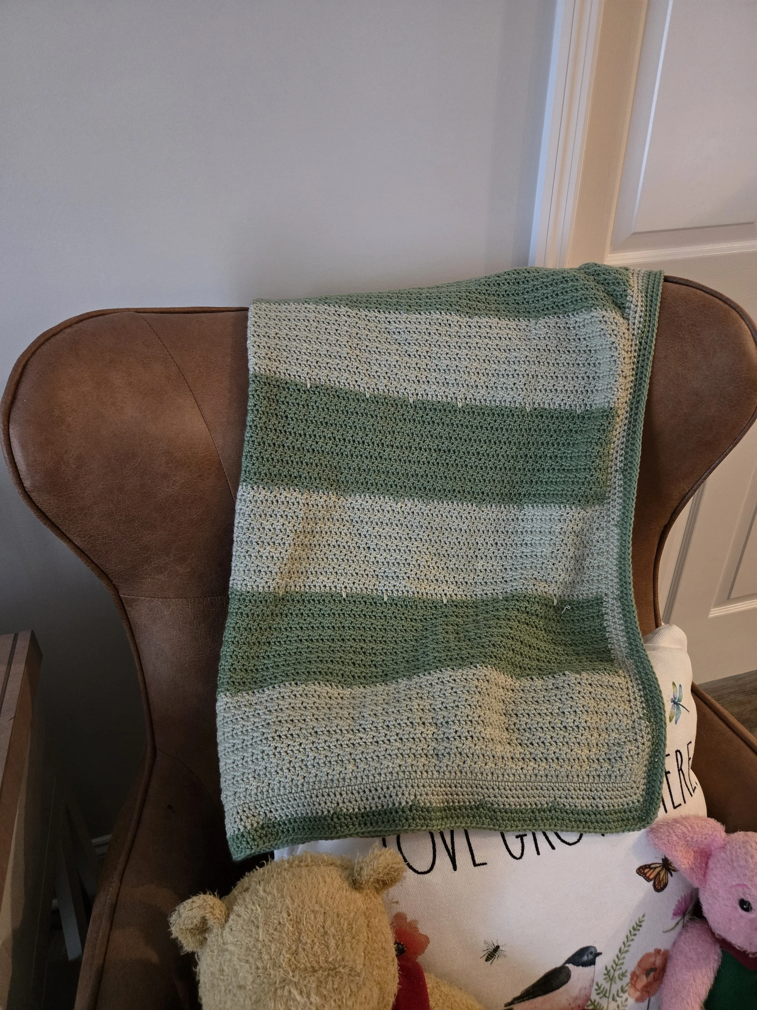 Forest Trails Baby Blanket Crochet Pattern