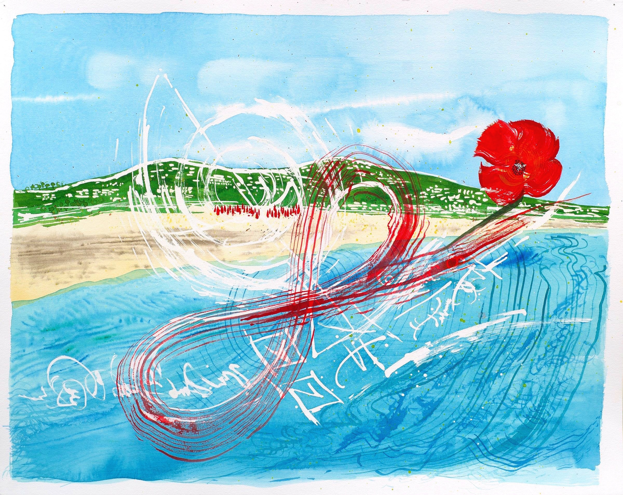 La Mer á Séte - Séte, France
May 2024 
20"W x 16"H
Original Watercolor on paper
$450 unframed (framing available on request)