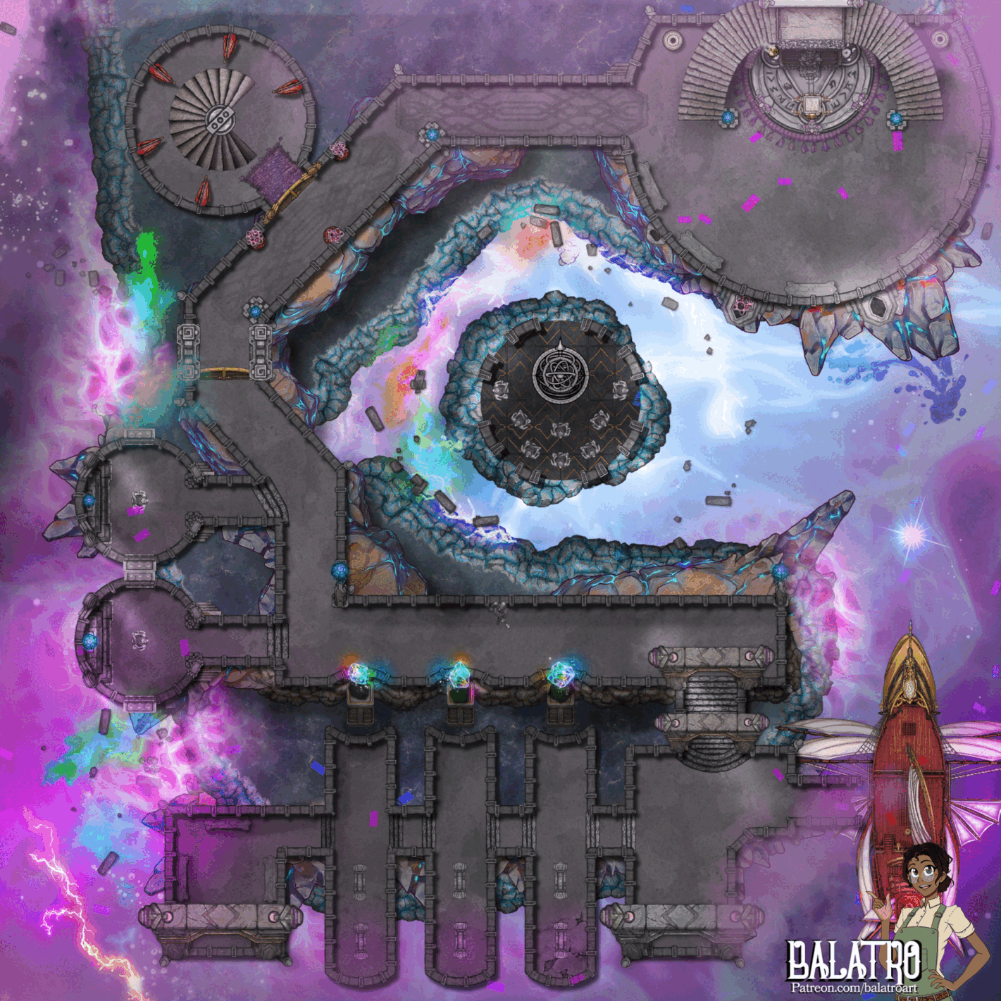 Astral Monastery — Balatro, image size:1421x1421