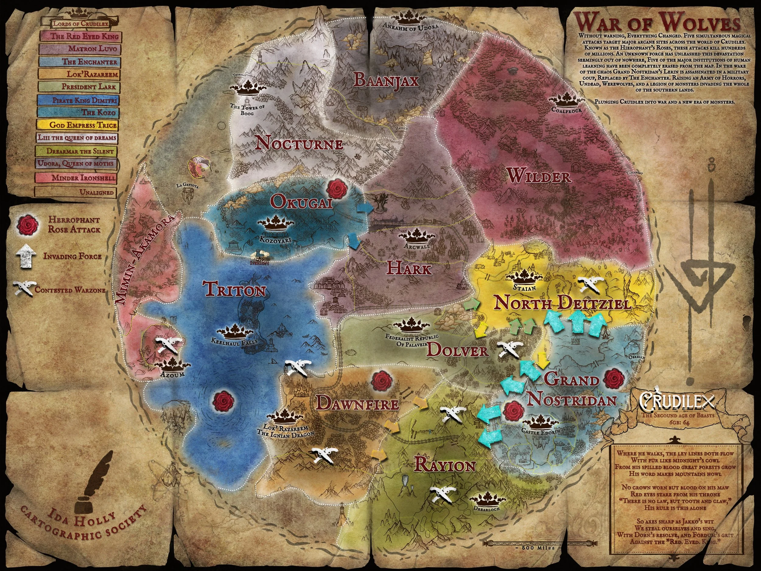 World Map: Political — Balatro