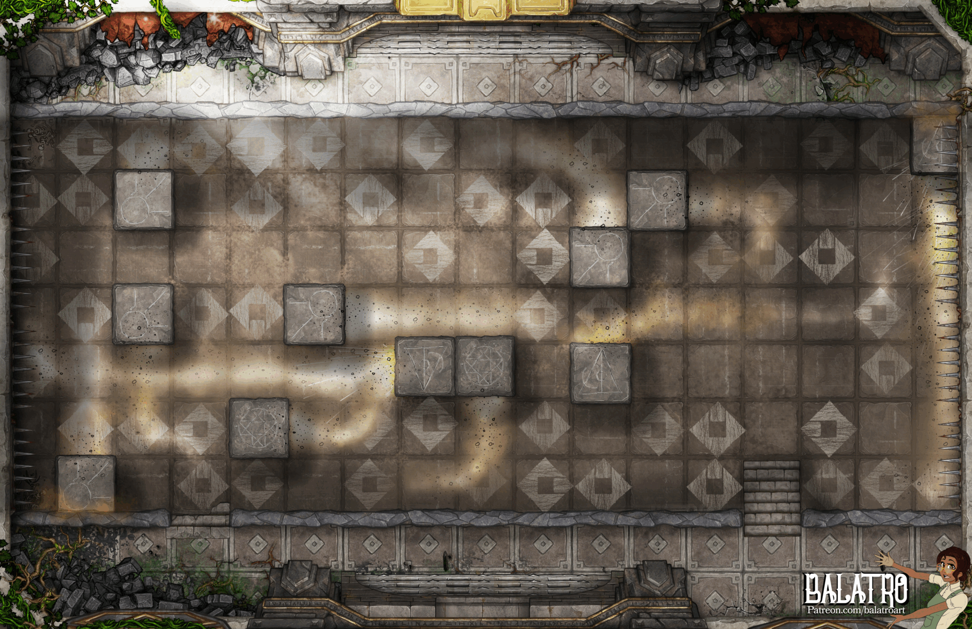 sliding tile dungeon.gif