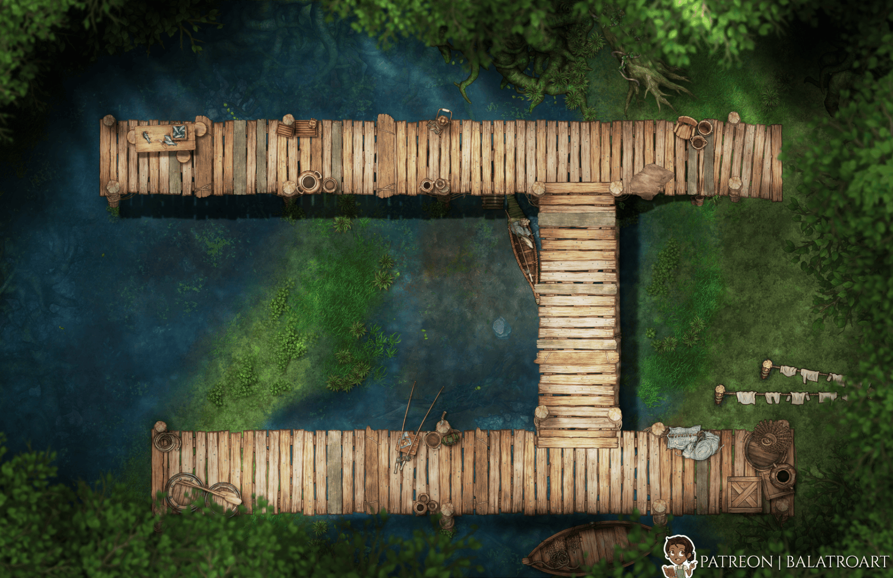Collapsing Dock