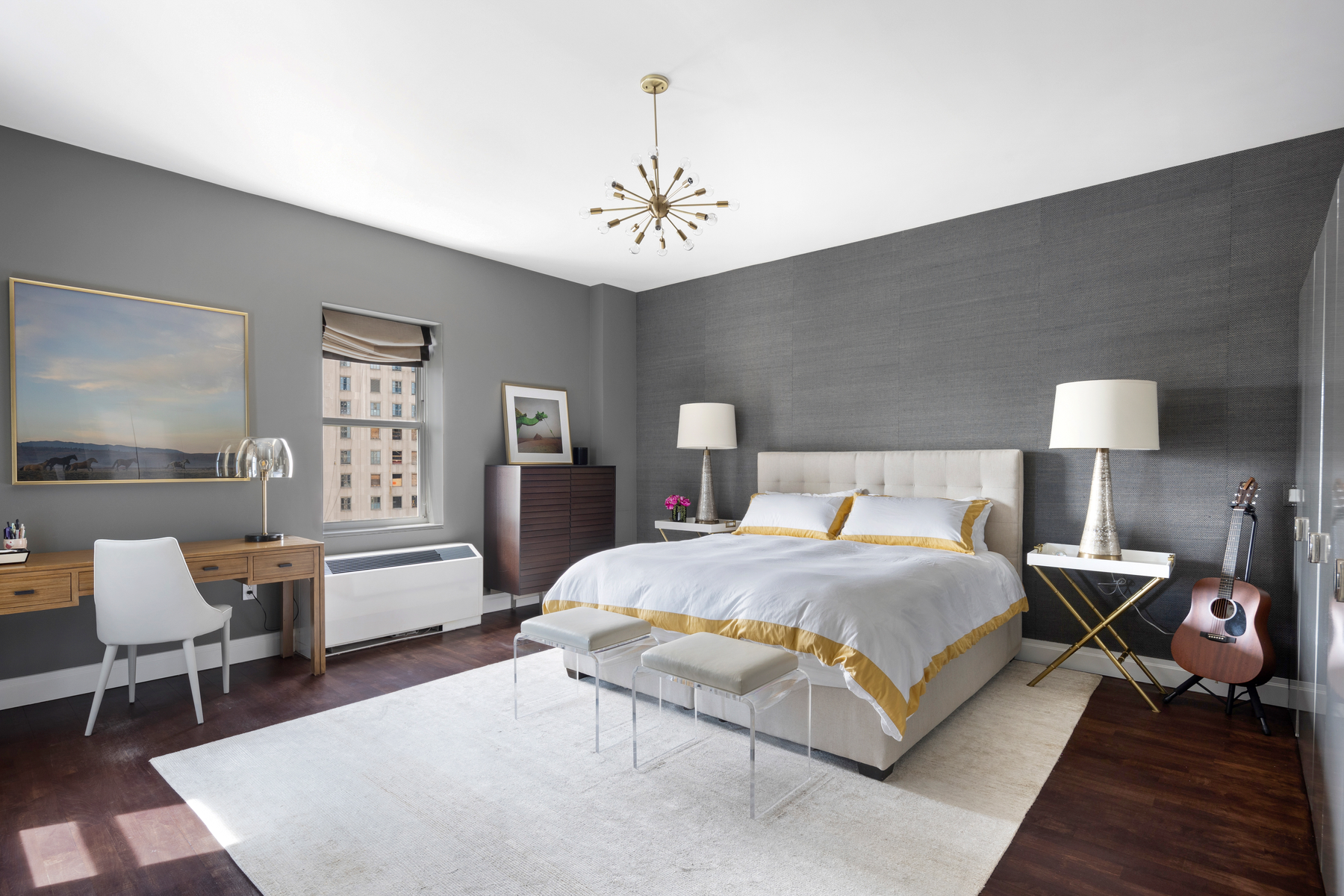 An interior real estate and architectural photo using HDR bracketing in New York City