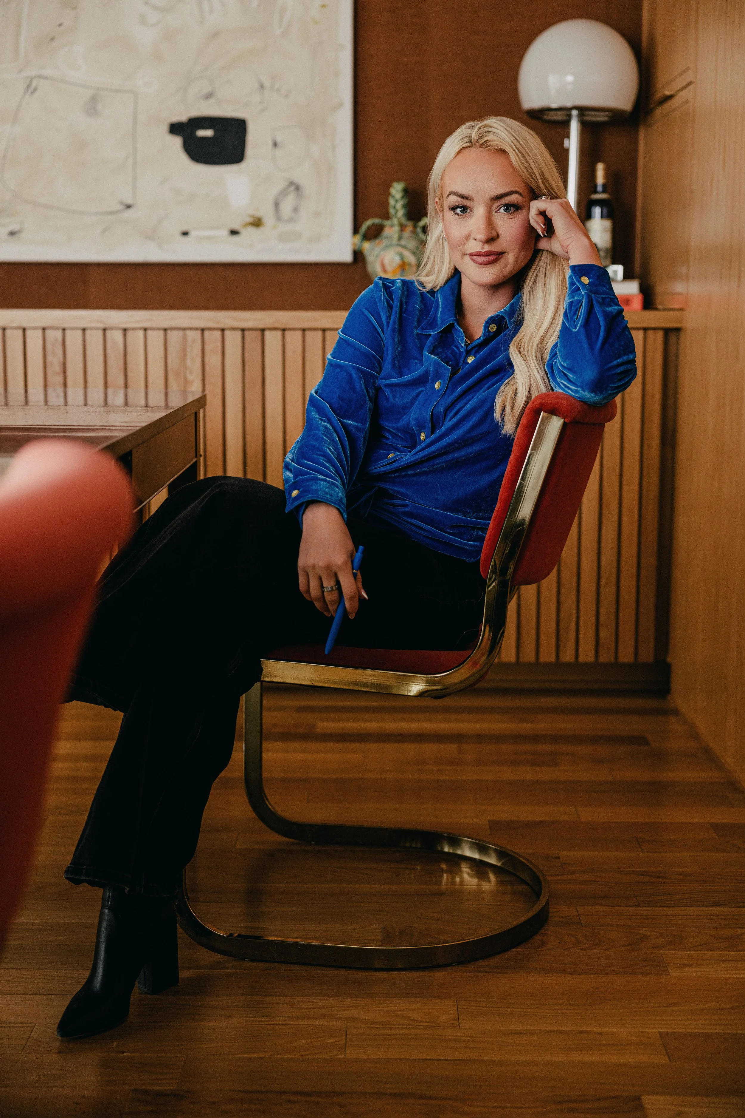 A professional portrait and brand photoshoot for Kaleigh Moore, a tech entrepreneur based in Austin, TX