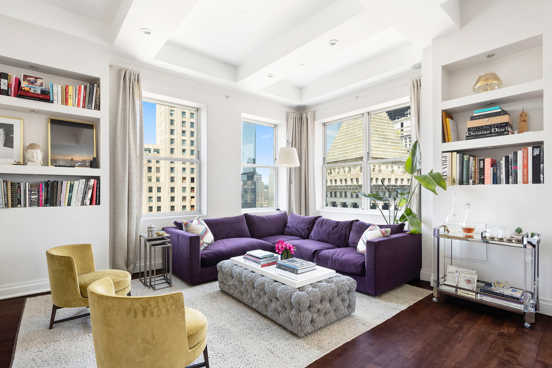 An interior real estate and architectural photo using HDR bracketing in New York City
