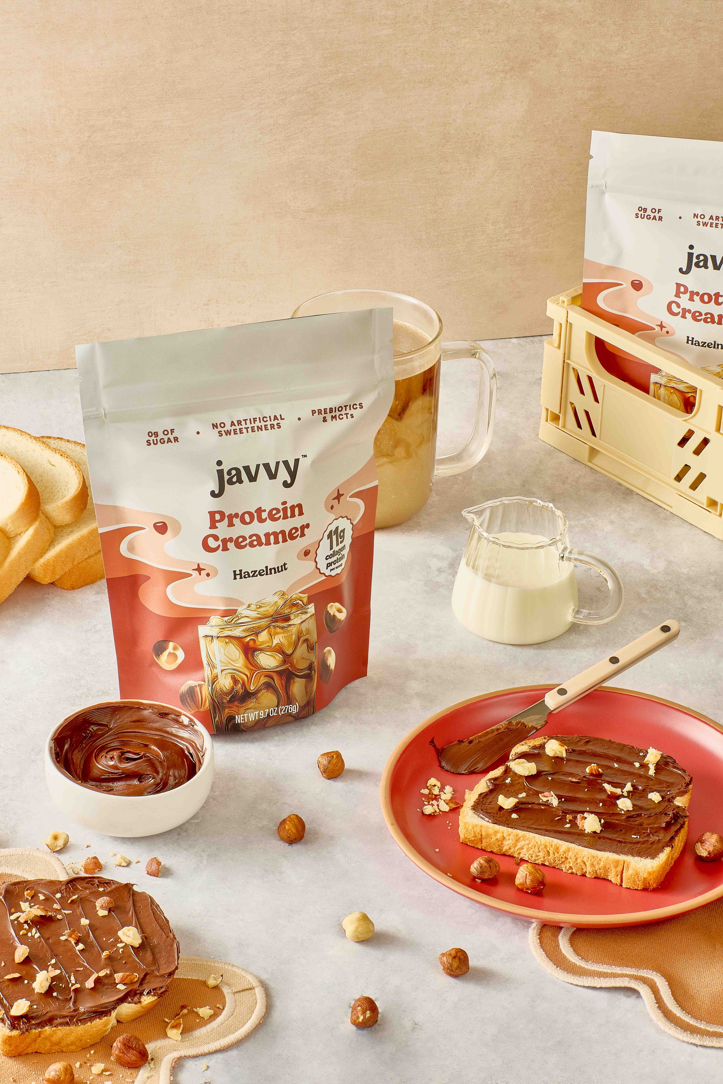 Commercial product lifestyle and studio photography in Austin, TX for CPG Coffee Javvy Coffee. Photographed in studio in Austin, TX