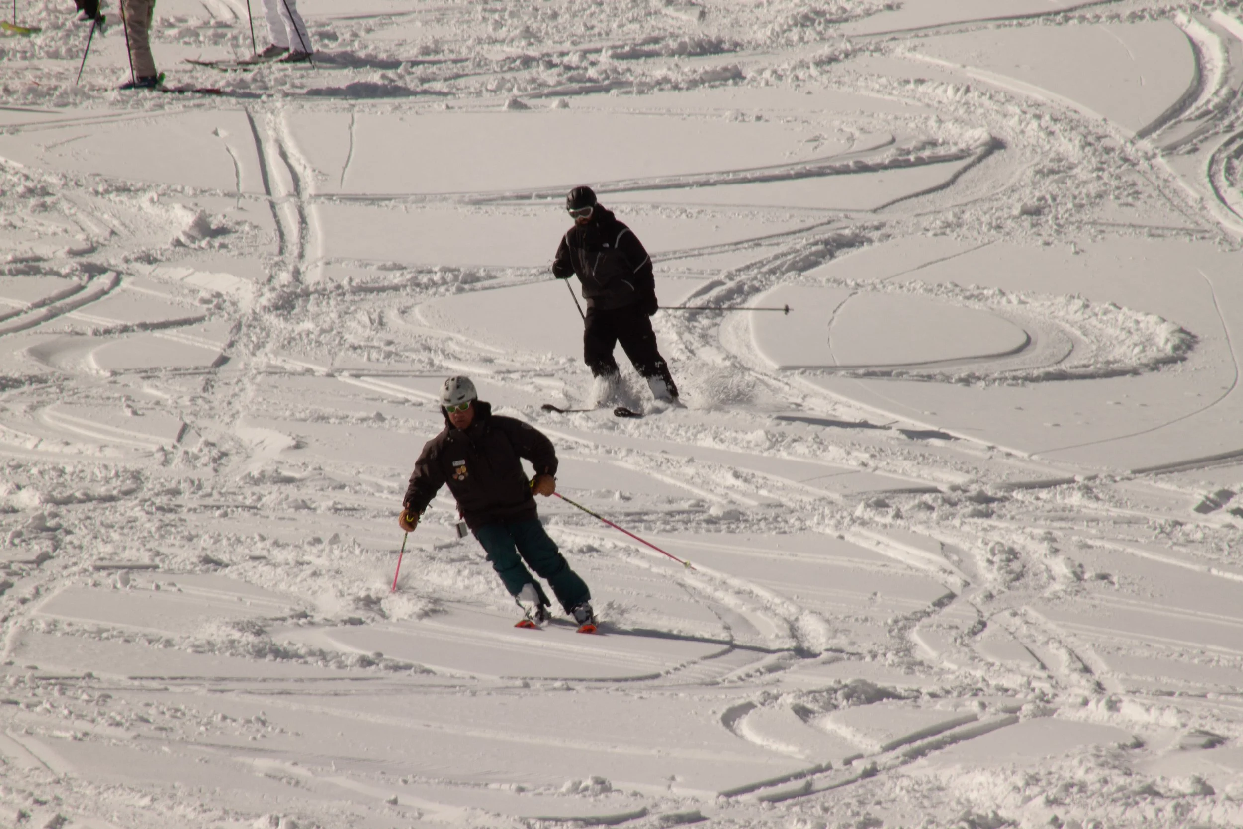 On-Snow Instructor Training Session 