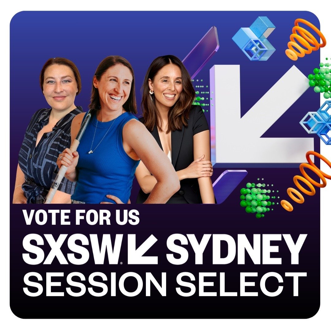 VOTE FOR US FOR SXSW SYDNEY!
We go to #SXSW to hear the inside scoop, see the innovation and enjoy the chance to learn from people who are speaking to an idea and not promoting a product.
This year, @michellejreeves, @georgietrickett and @g.danderson