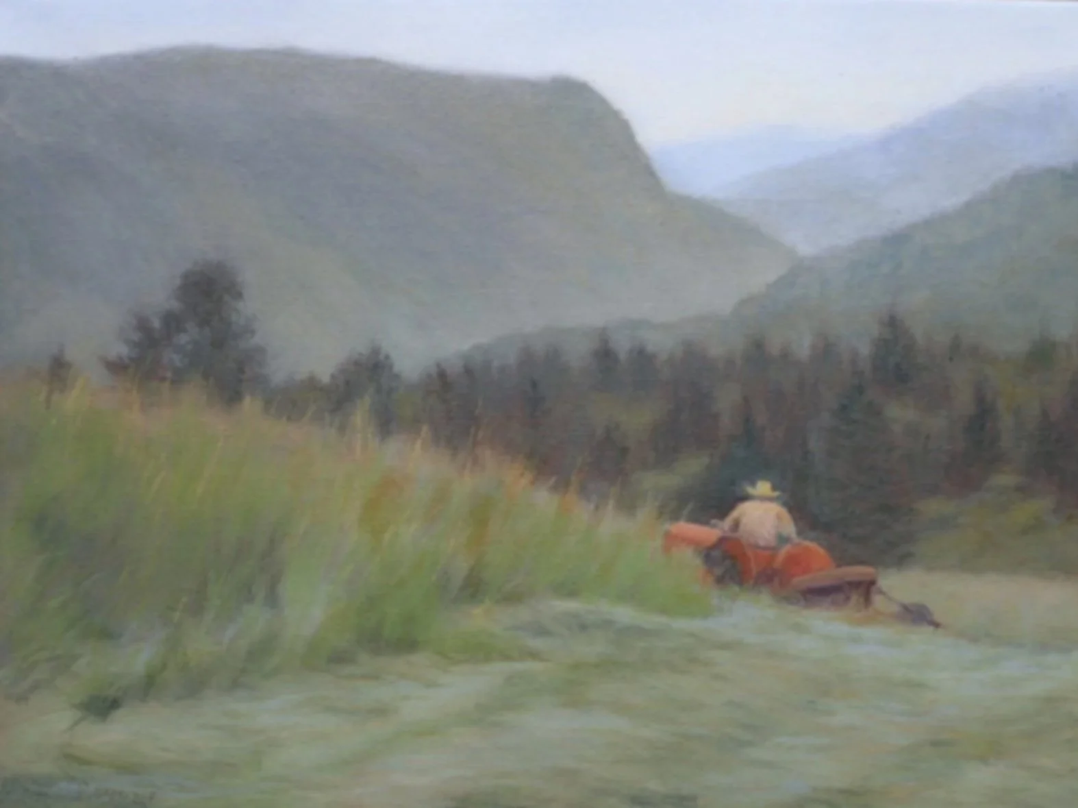 "First Cut", Glade BC - oil on canvas 12 x 16 - $575 unframed