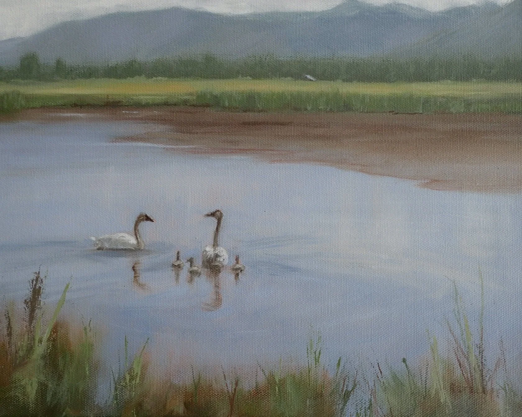 "A Safe Place" - oil on canvas 11 x 14