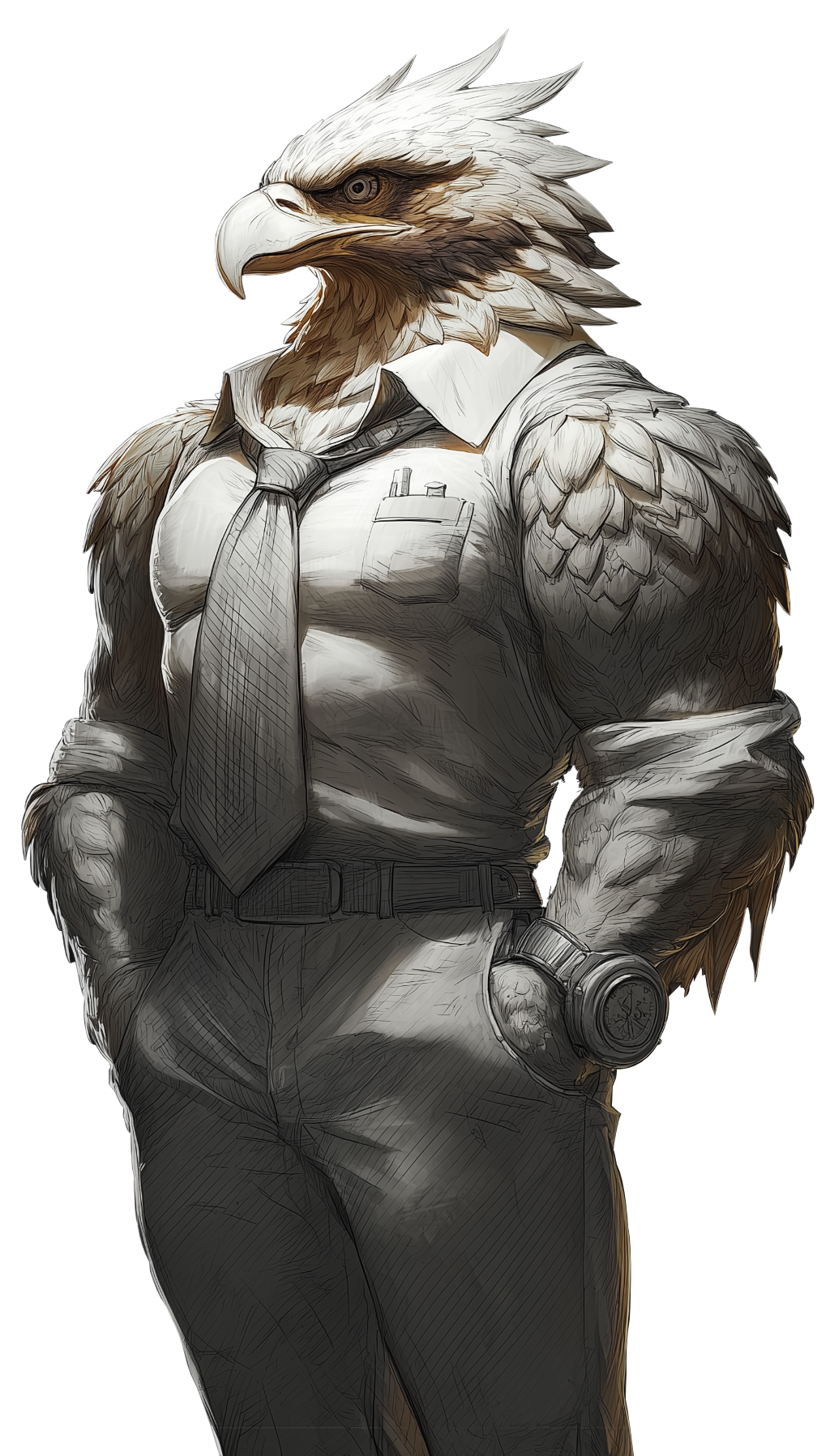 Mascote Águia Real RAVYX