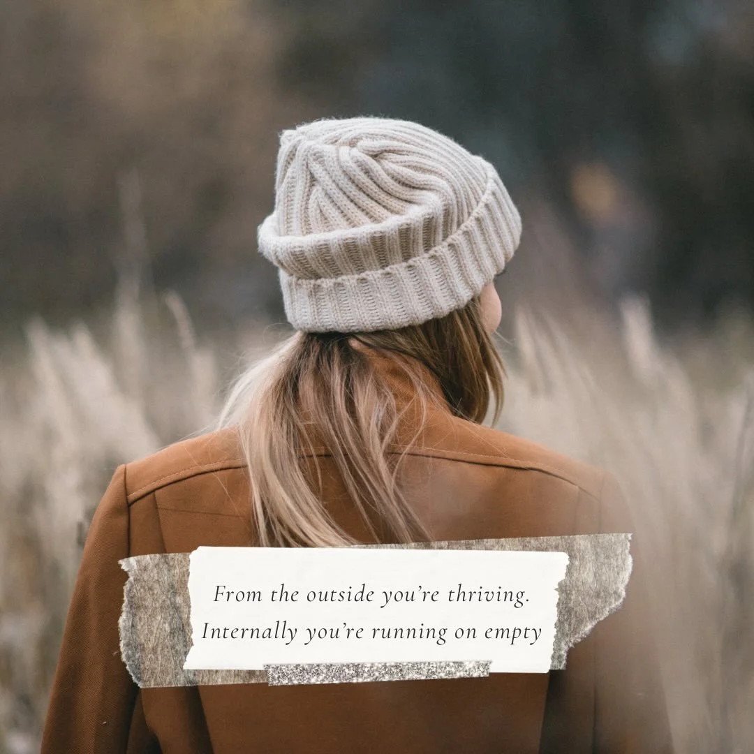 You have the title, the responsibilities, the full life by every external measure. And you are completely alone in how exhausted you feel. No one sees it. You barely have language for it. 

You&rsquo;ve tried all the things everyone sells you. And wh