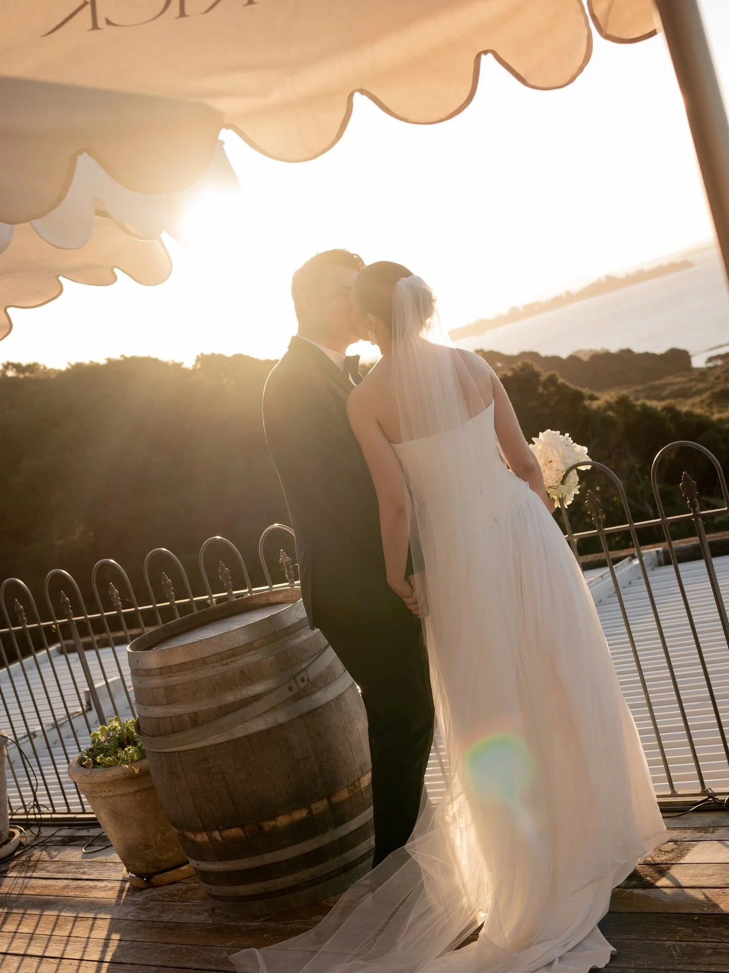 Still dreaming about this perfect sunset that S&amp;B had 🤍