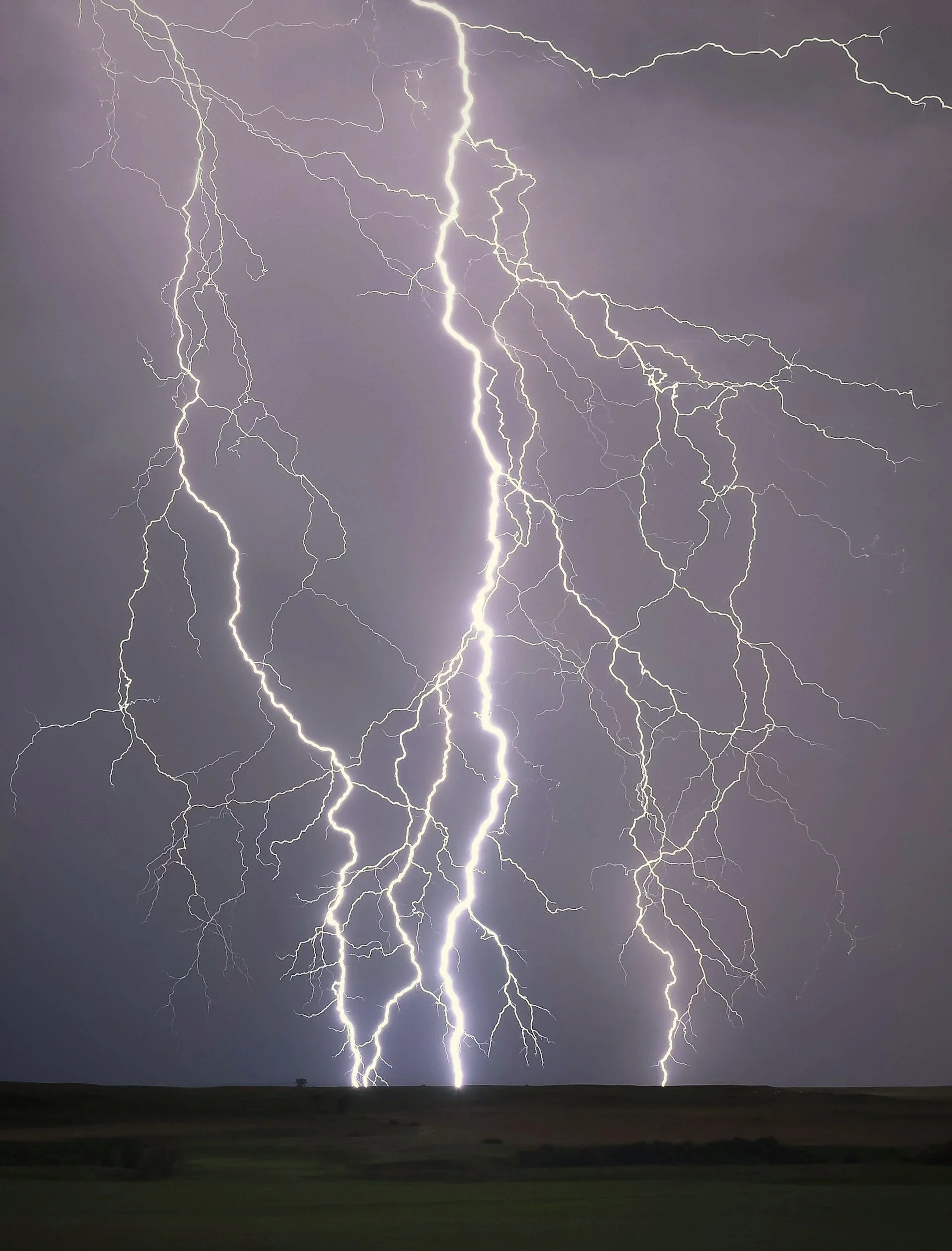 An image of lightning representing anxiety treatment for children with fear of storms.