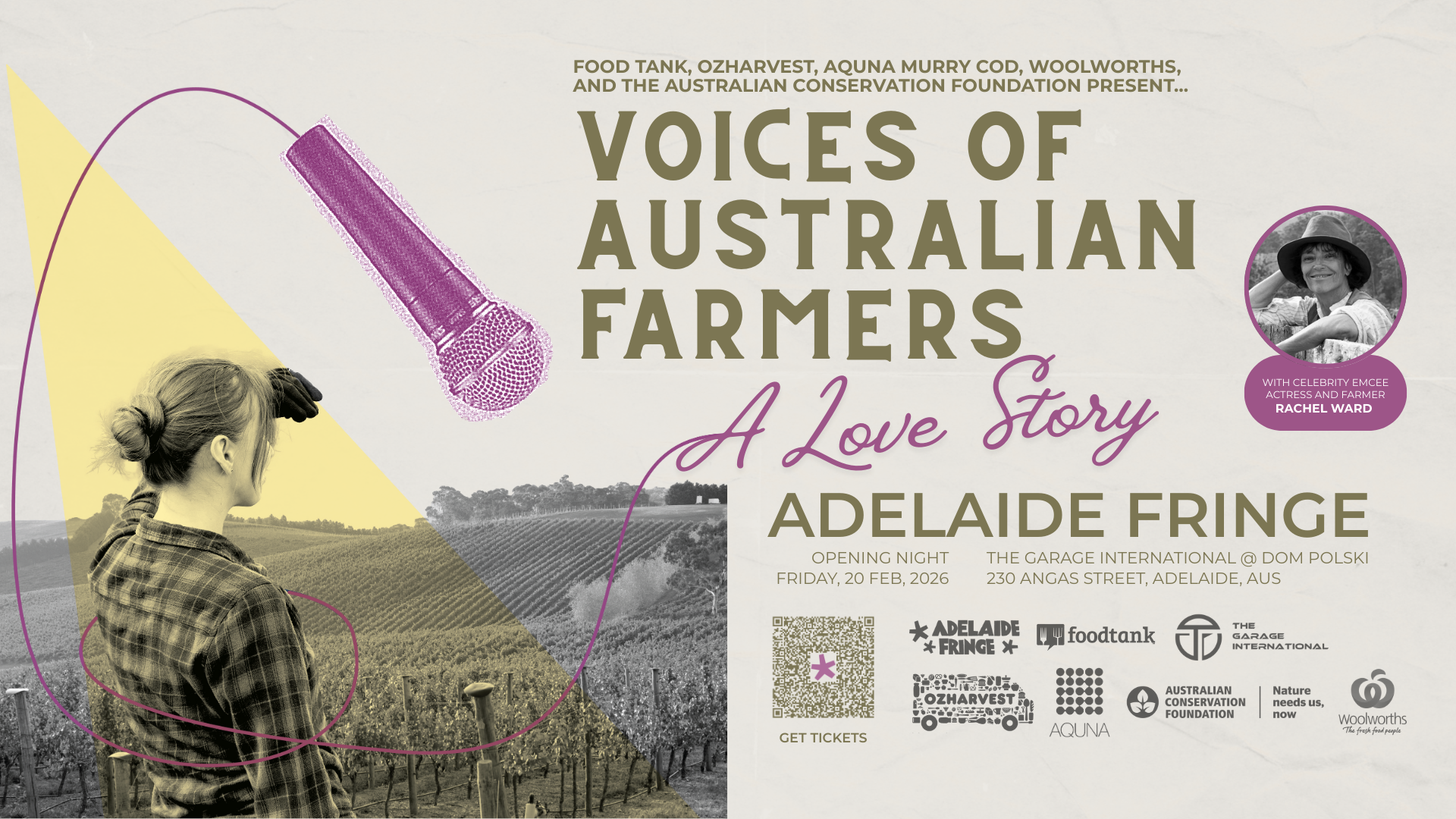 Voices of Australian Farmers: A Love Story x co-presented with Food Tank
