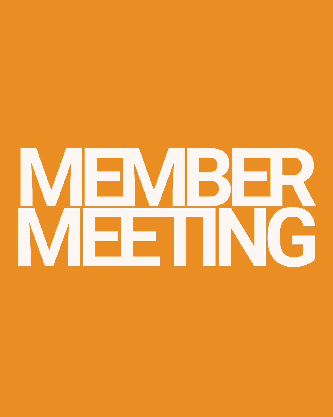 Member Meeting 