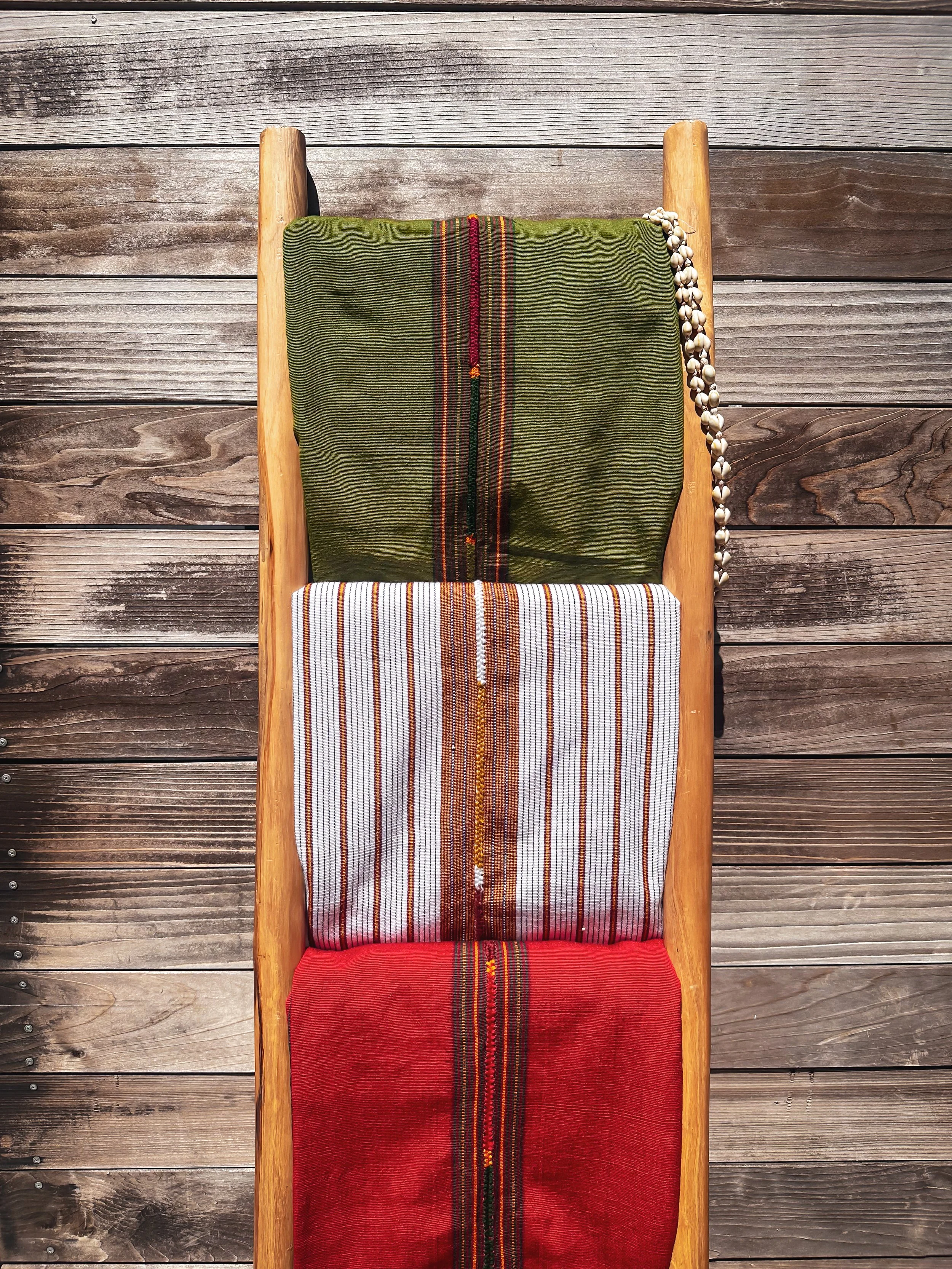 White Striped Blanket