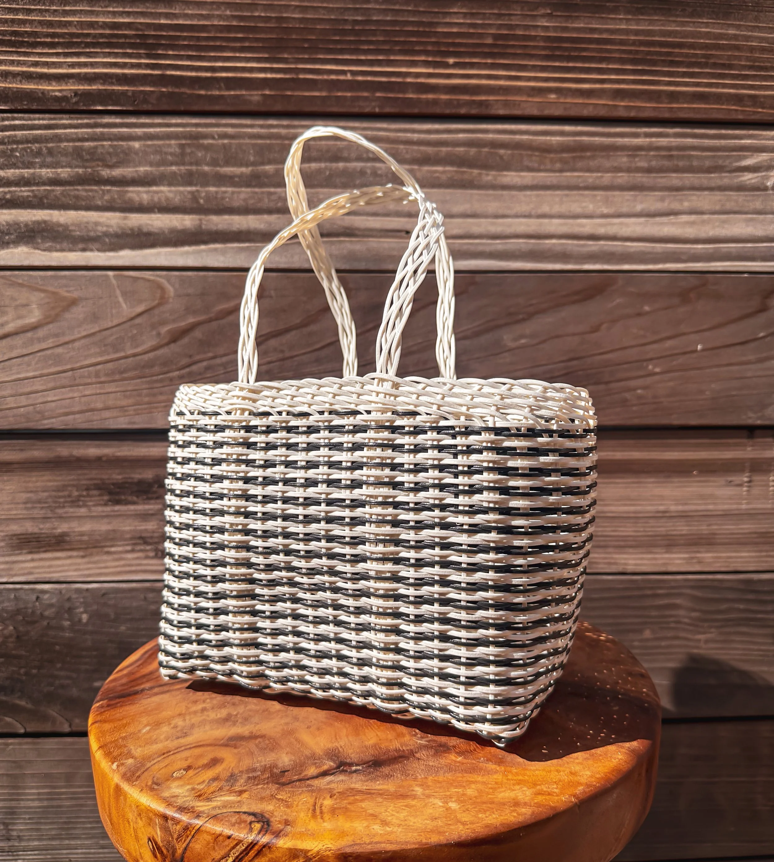 White + Black Small Bag