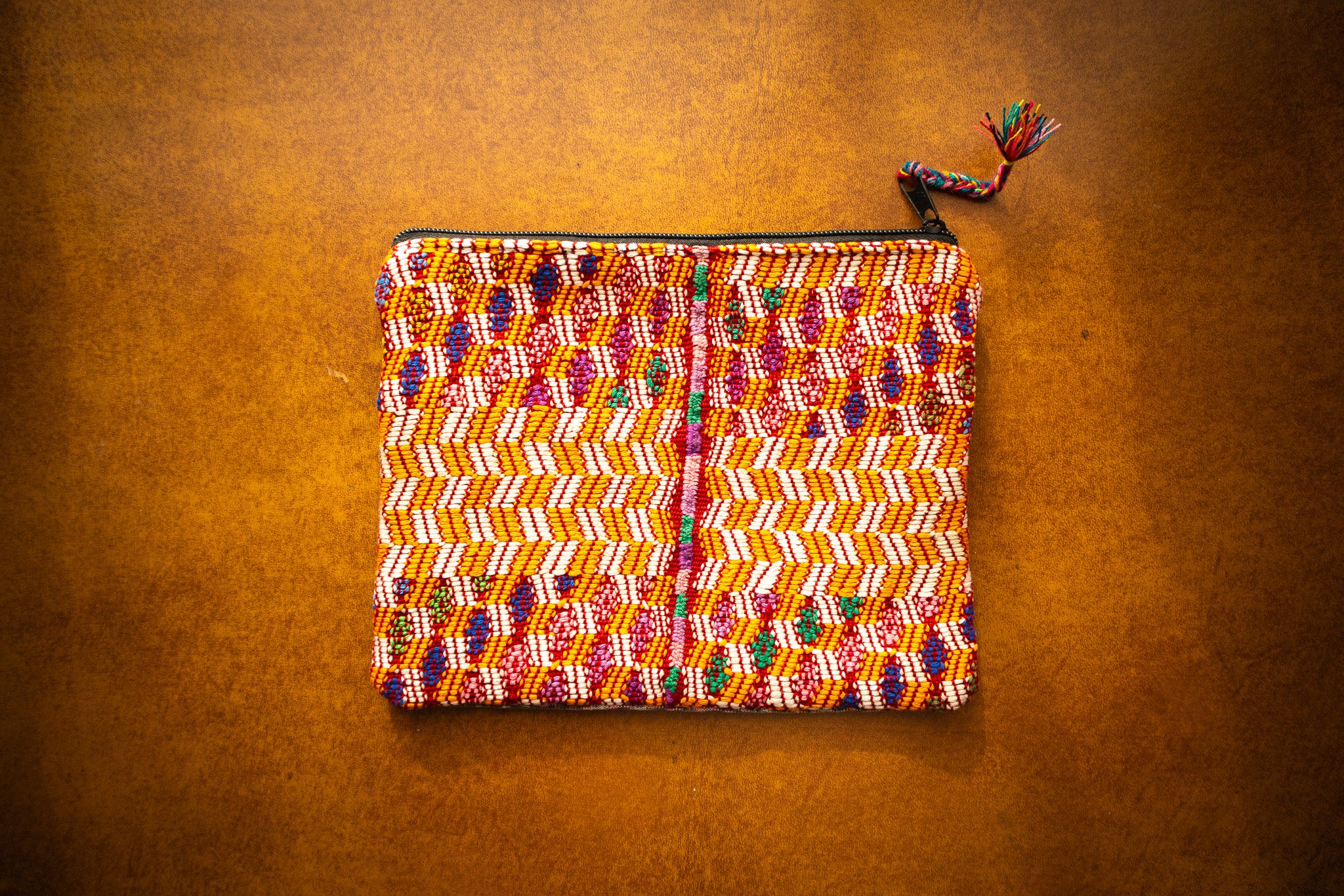 Huipil Makeup Bag - Almolonga