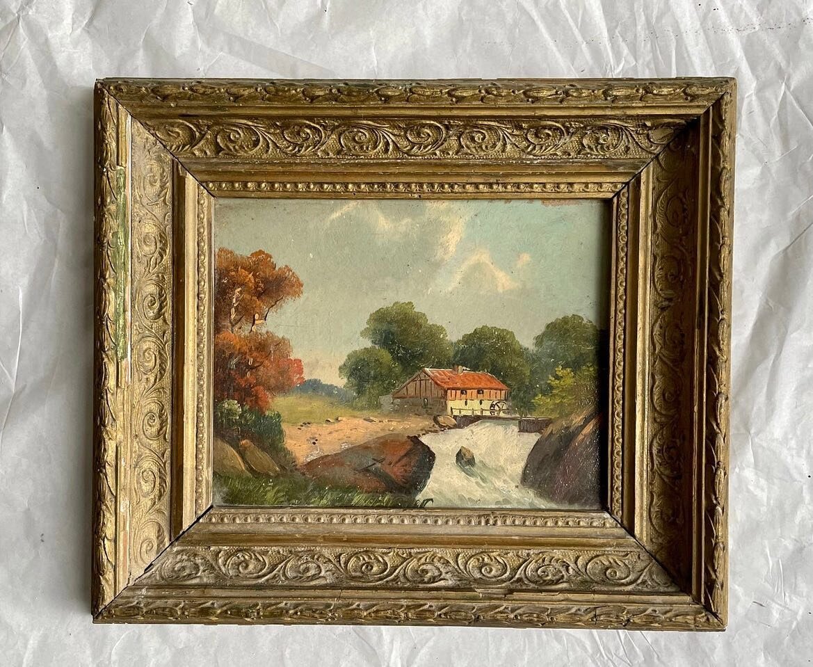 New Find For Sale! 

1890s French Oil Painting
Inquire For Dimensions
$230

This painting will bring a touch of elegance to your space. 

#antiques #french #frenchdecor #vintagefrenchstyle #oilpainting #vintage #forsale #designinspo #homedecor #home 