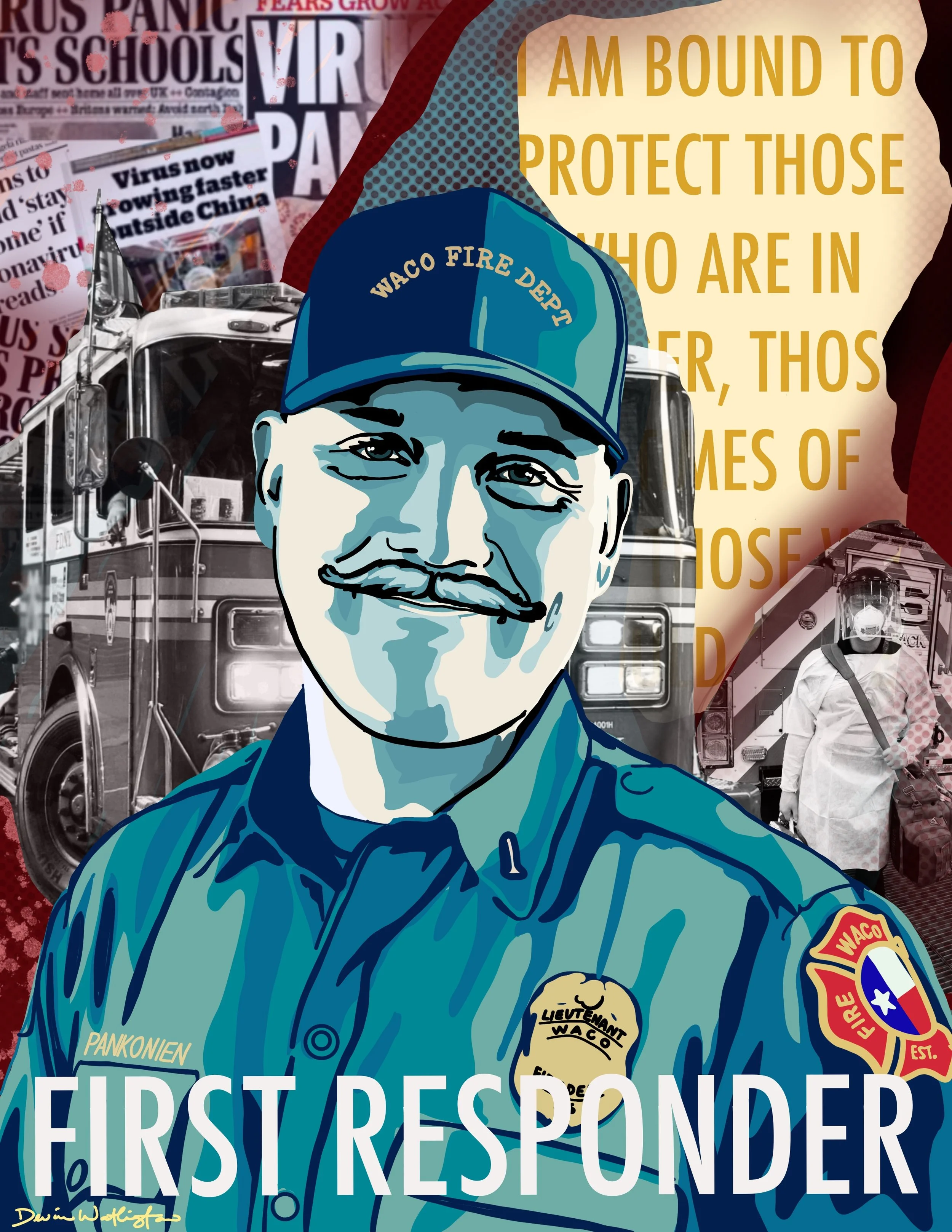 Hold The Line Portrait