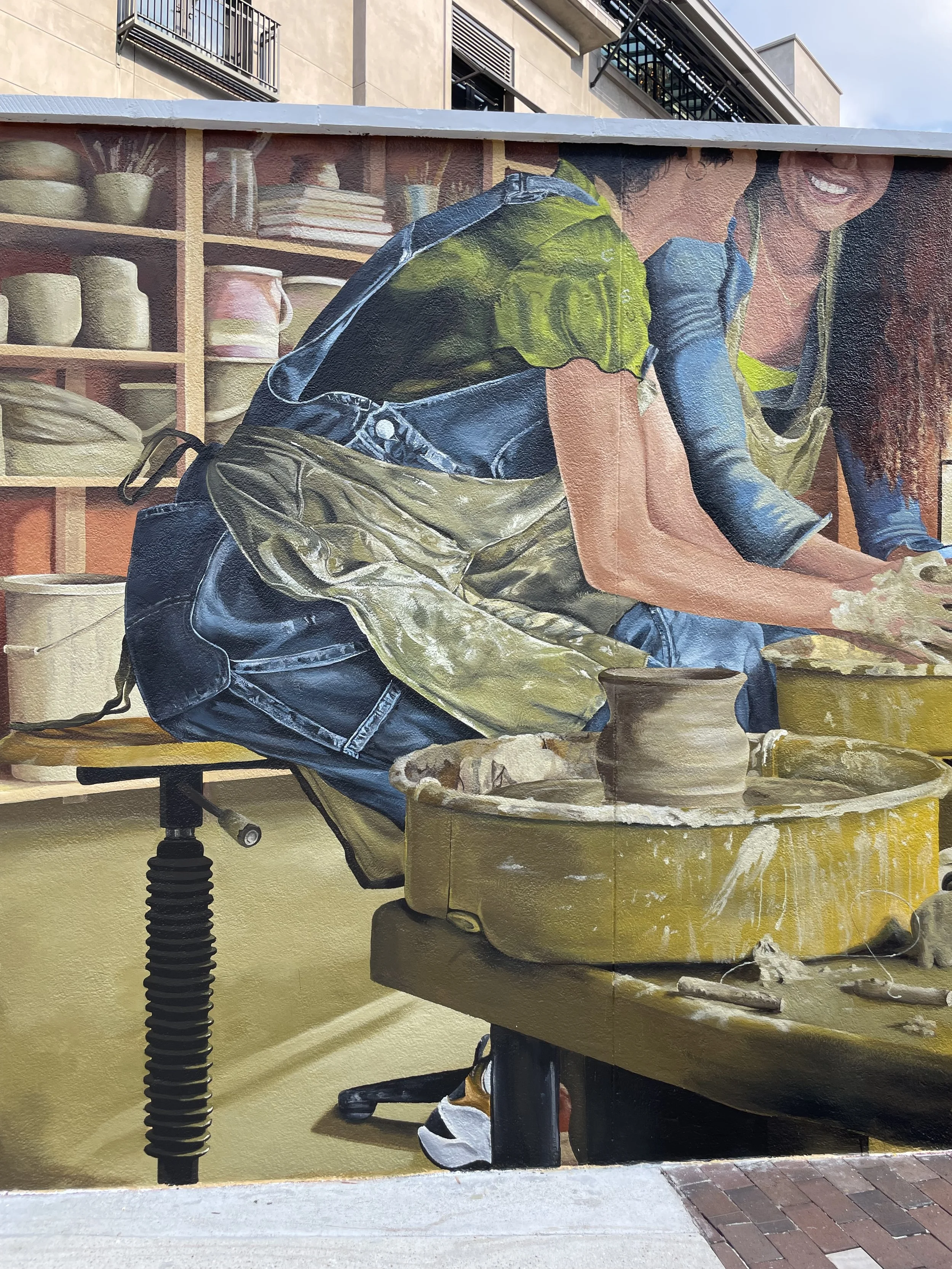 Hinge app advertisement mural