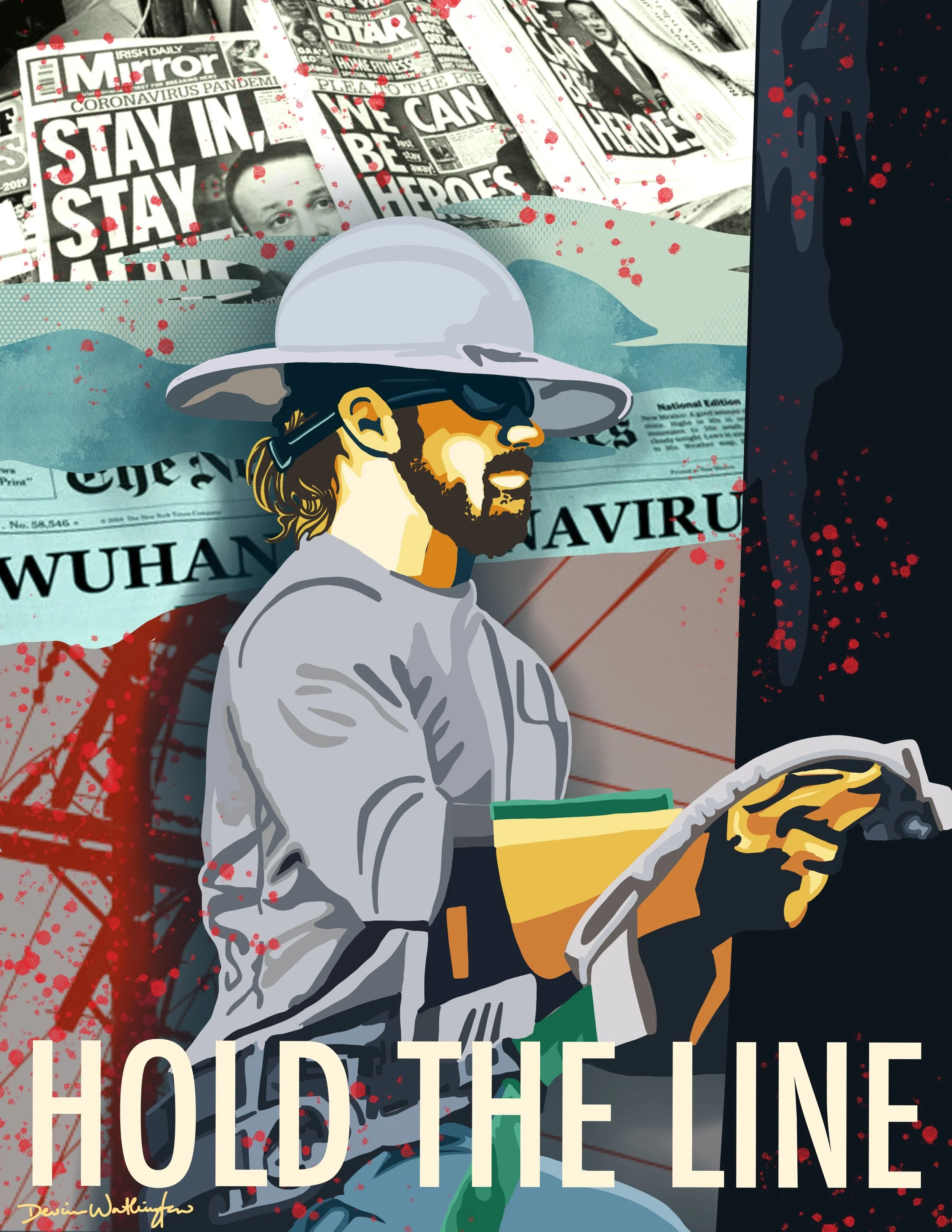 Hold The Line Portrait