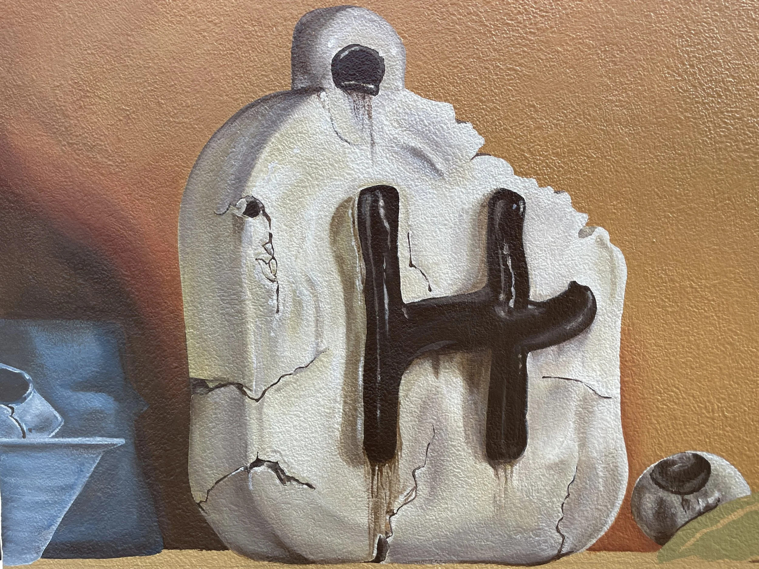 Hinge app advertisement mural