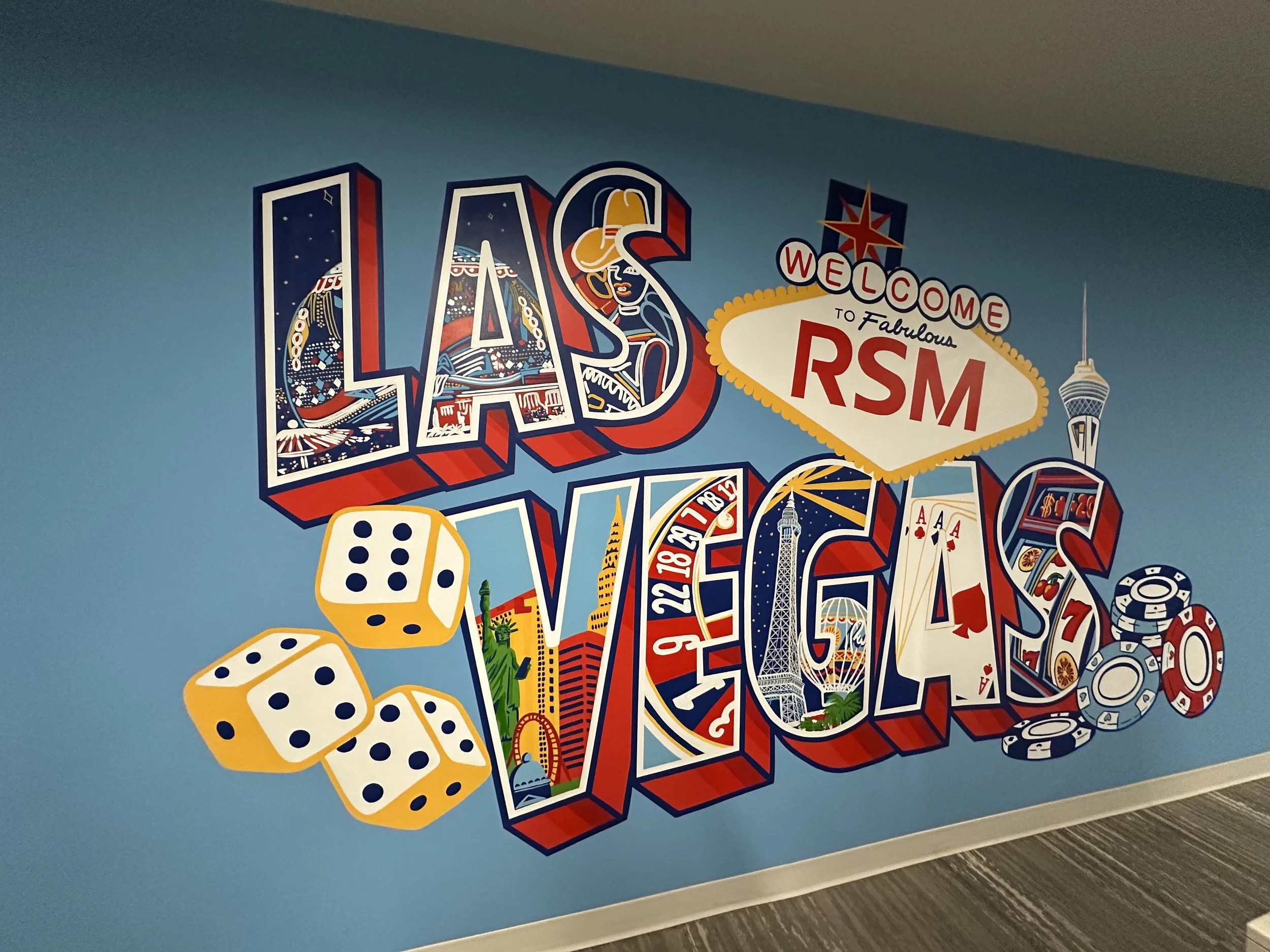 RSM Las Vegas Office Mural