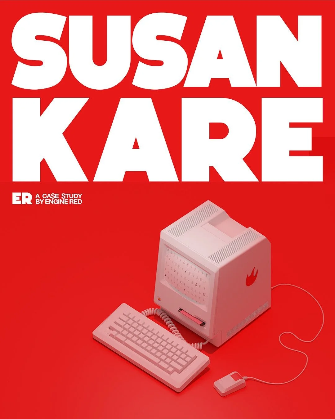 SUSAN KARE: ICON ICON 🤖💥

A Case Study by Engine Red 🔥

A part of the founding design team at Apple, Susan Kare is often considered one of the greatest contemporary iconographers of the 20th century. Notable projects of hers include the Chicago ty