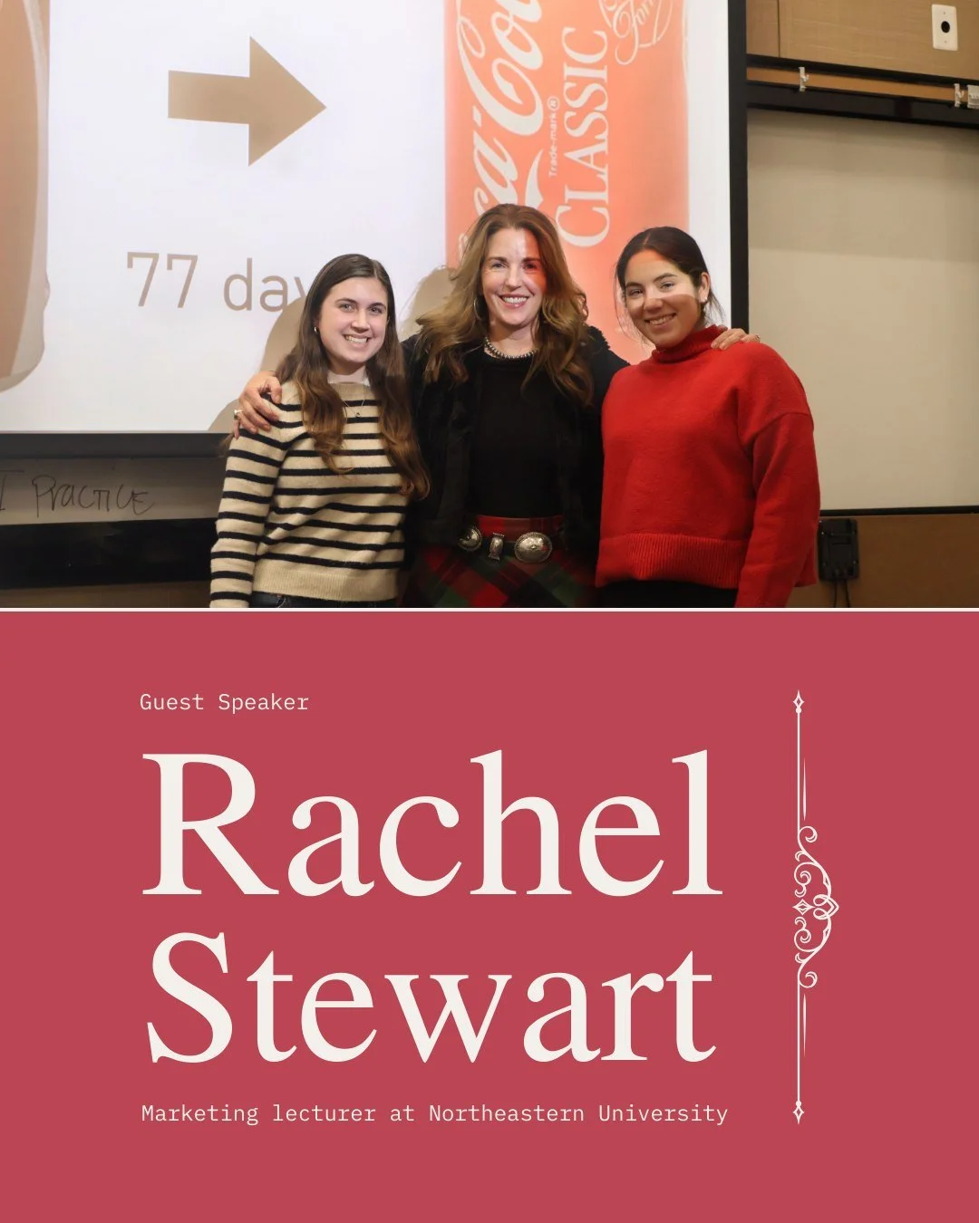 Thank you to Rachel Stewart for an insightful deep dive into what makes brands stick: preserving your core audience, understanding your target audience, and creating a story that moves people.

Our team left ready to go big, go brave, and stay purpos