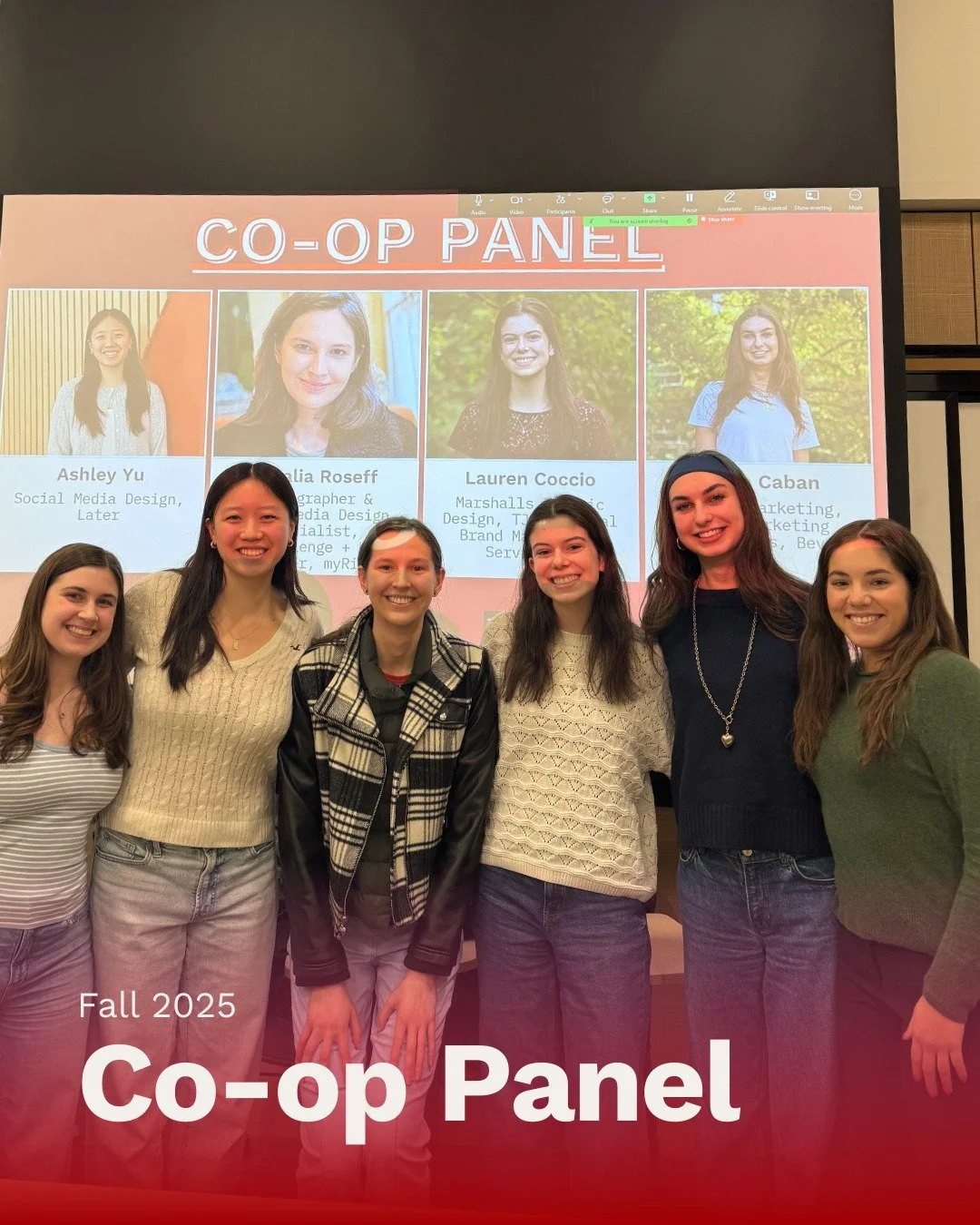 Huge thanks to our incredible presenters at Engine Red&rsquo;s co-op panel: Risa Hilinski, Ashley Yu, Natalia Roseff, Lauren Coccio, and Farah Caban. 🌟

And, special thanks to Giovanna Milora for her amazing direction. ❤️ 

The team walked away with