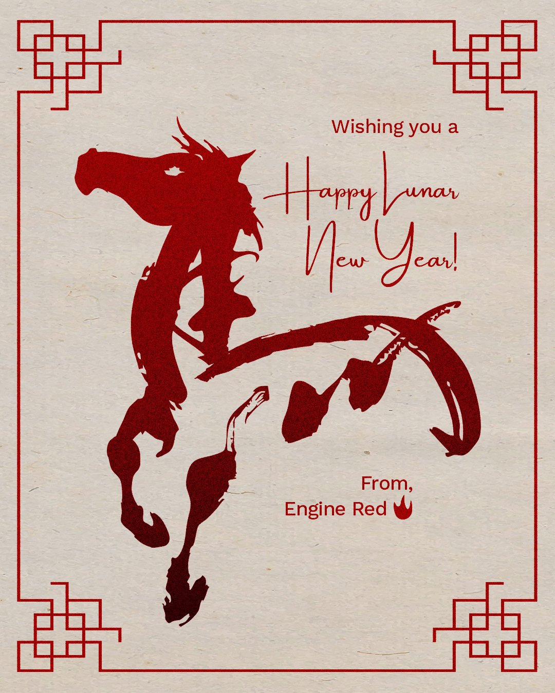 This year is all about stable foundations and wild creativity. 🐎🔥

Engine Red wishes everyone a prosperous 2026. 🧧

 #enginered #branding #neu #design #designinspo #northeastern #designagency #designinspiration #brandingdesign #brandingagency #mar