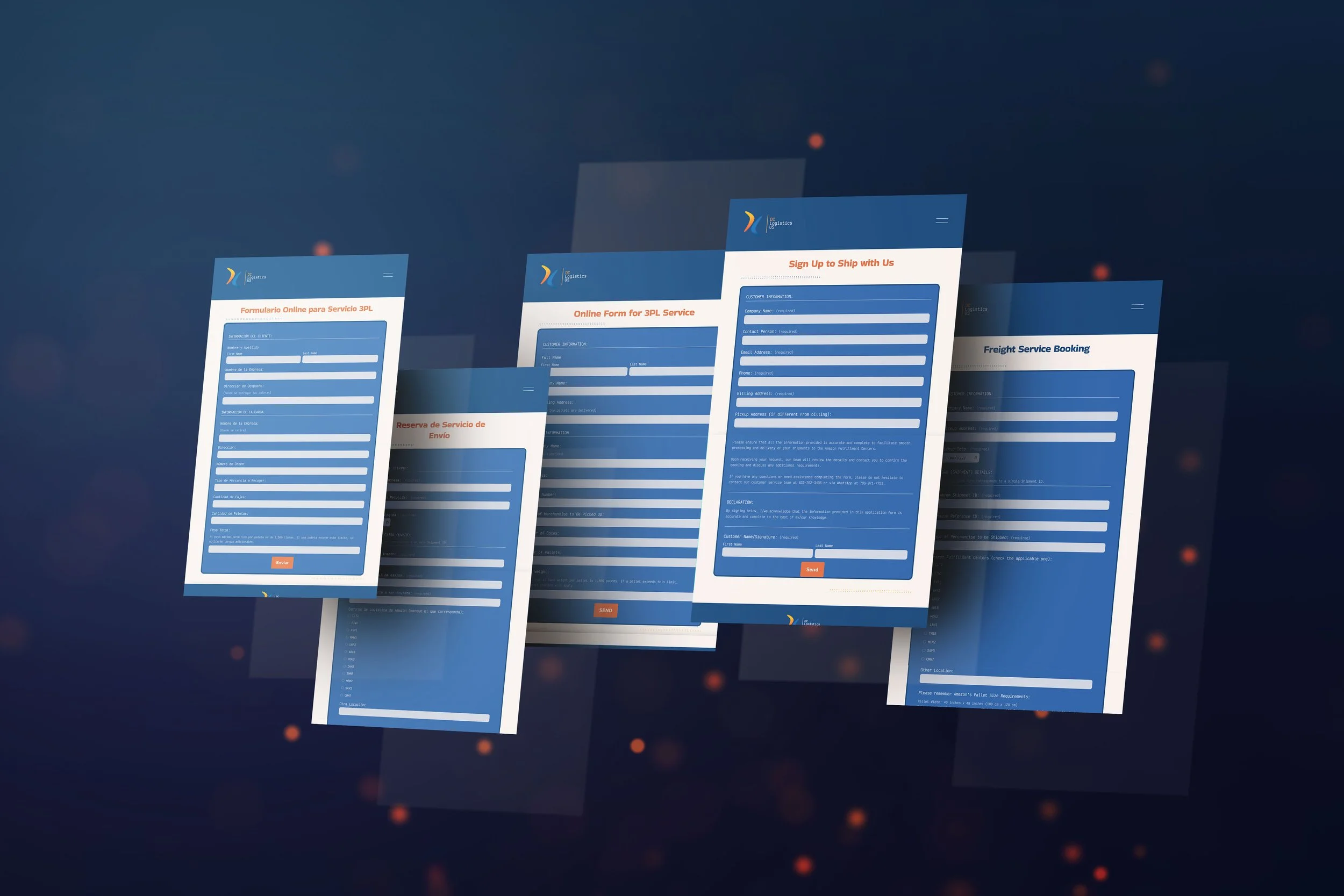 Lead capture form on business website increasing conversions