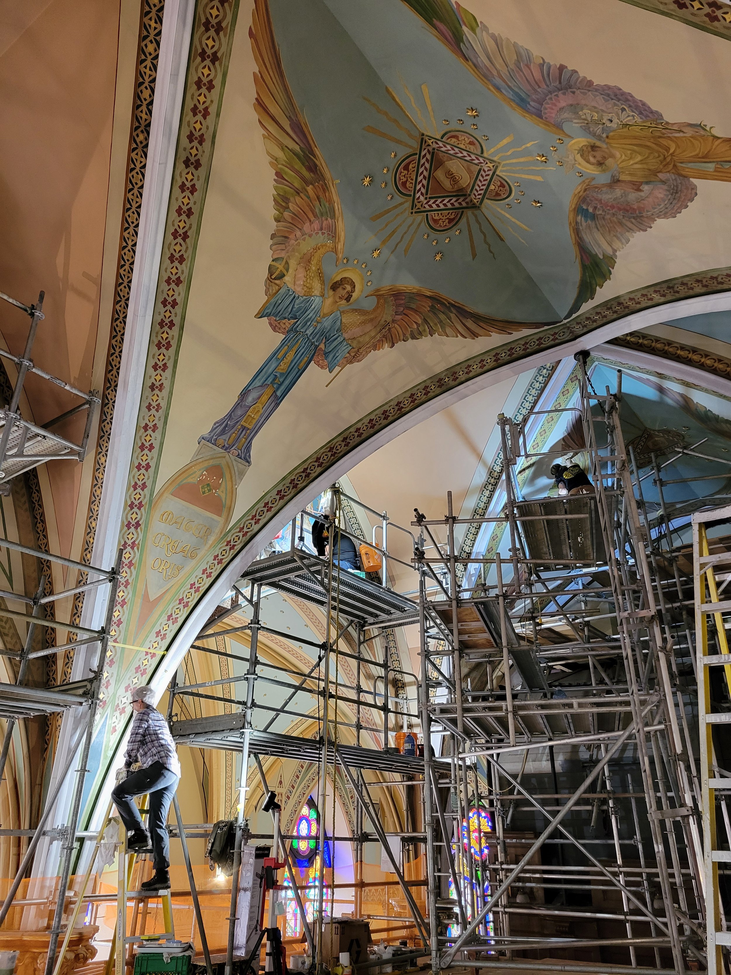 Worksite at Our Lady of Assumption Church