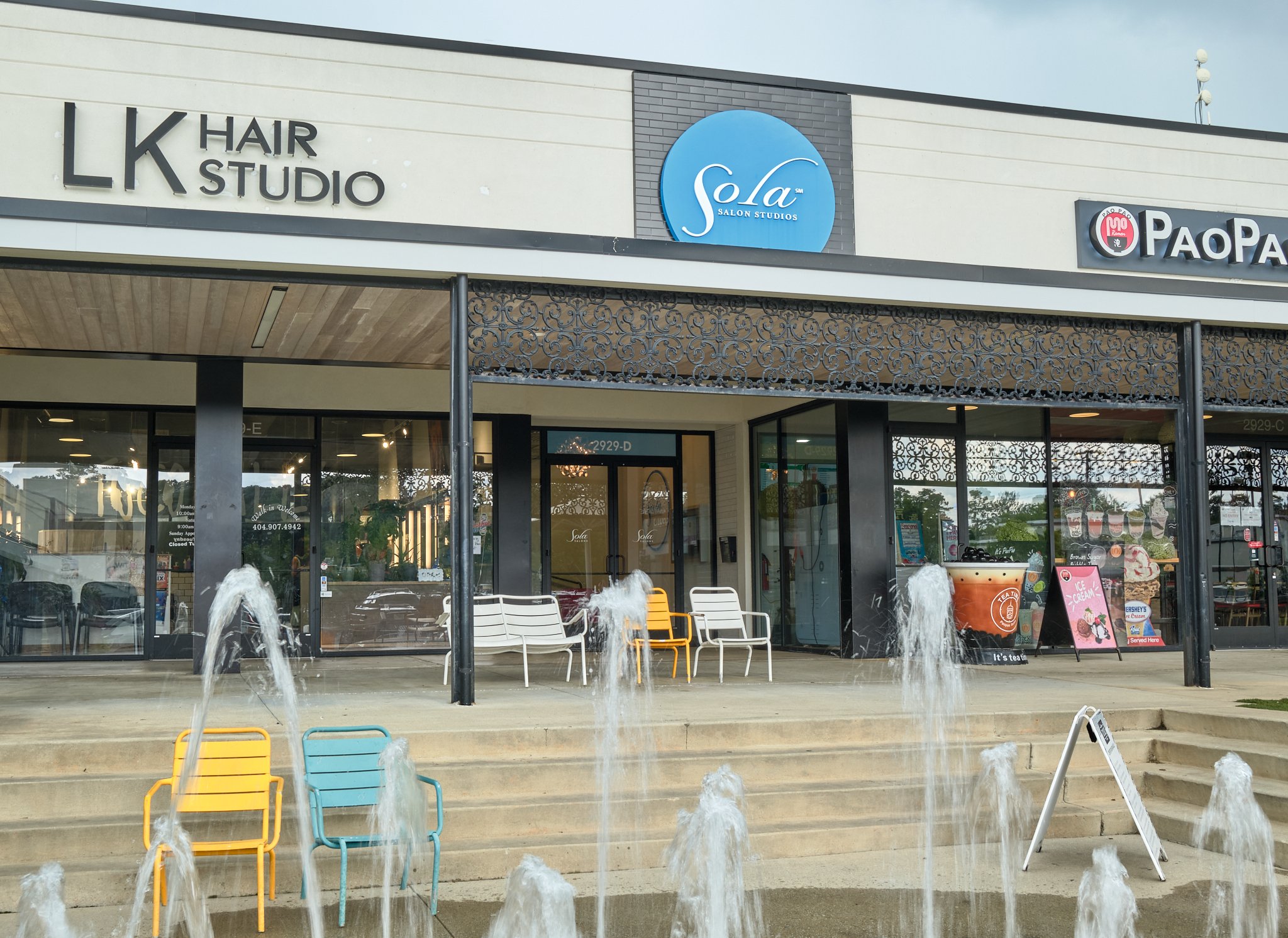 Entrance to Angelina Kaduk's private tattoo studio - Sola Salons at Toco Hills Plaza