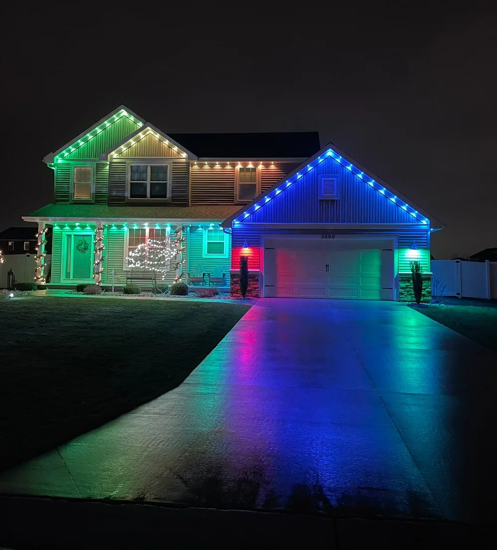 Permanent lighting installation by Tri-City Lighting
