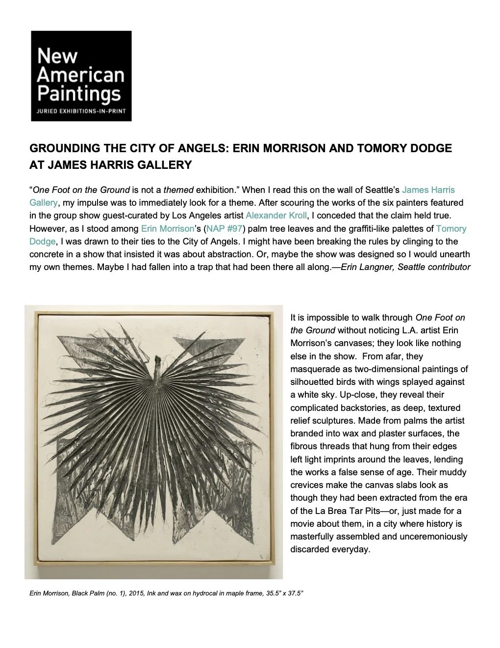 New American Paintings Review - 2014