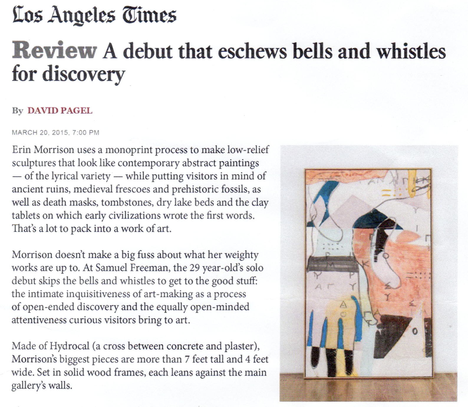 LA Exhibition Review 2015