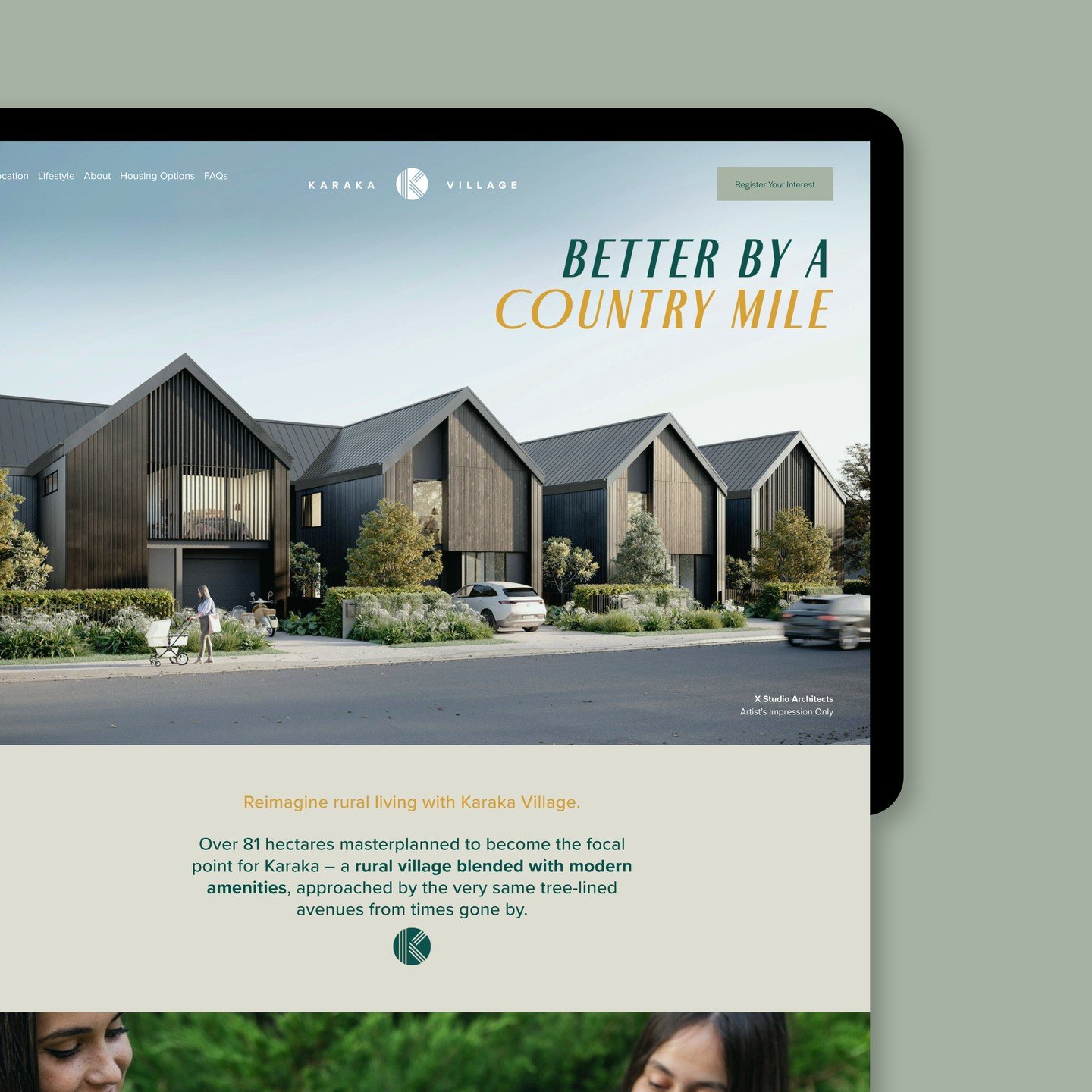 3/3 Karaka Village &ndash; better by a country mile. When Mount Deluxe were approached to brand Karaka Village, an 81-hectare Auckland housing development complete with a working farm, I was brought on board to aid in capturing its unique properties 