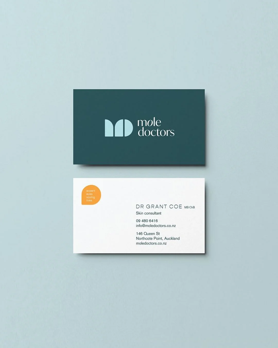 2/3 Mole Doctors &ndash; After a few years under their belt, the Mole Doctors were ready to &lsquo;grow up&rsquo; their brand into one that was more sophisticated and contemporary, while also reflecting the doctors&rsquo; skill and experience (and ma